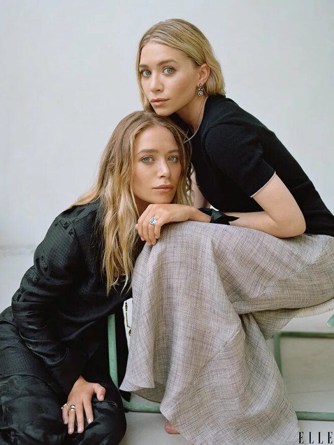 Мэри-Кейт (слева) и Эшли Олсен/Фото: Elle