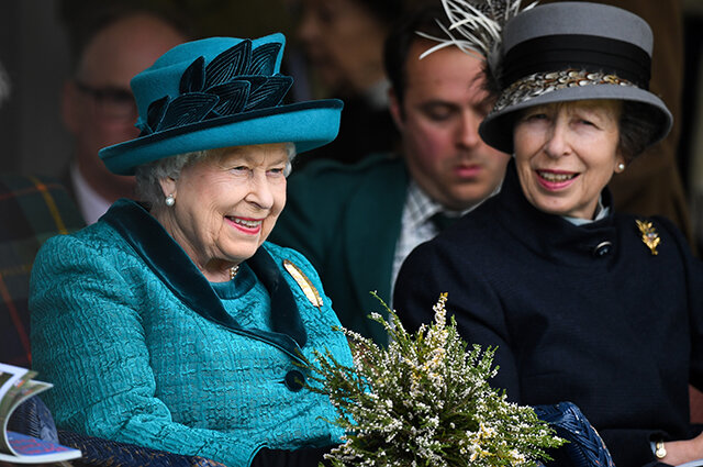 Queen Elizabeth II and Princess Anne