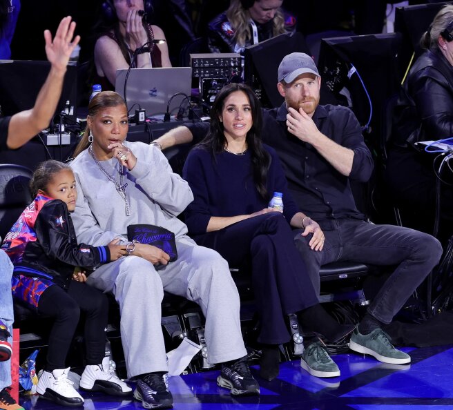 Куин Латифа, Меган Маркл и принц Гарри