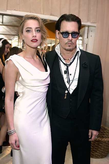 Amber Heard and Johnny Depp