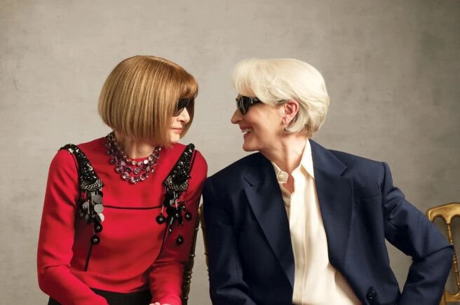 Анна Винтур и Мэрил Стрип для Vogue