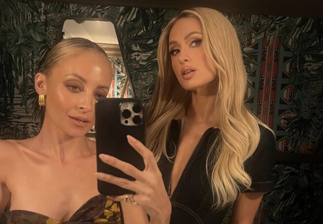 Paris Hilton and Nicole Richie reunited on the set of a special episode of the cult 2000s reality show "The Simple Life"