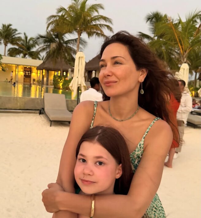 Екатерина Климова с дочерью Беллой