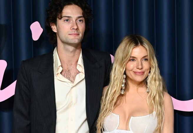 Sienna Miller, 43, announced her third pregnancy on the red carpet.