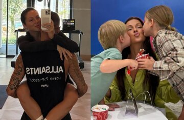 Nyusha showed how she's relaxing with her new boyfriend and children from her ex-husband, Igor Sivov.