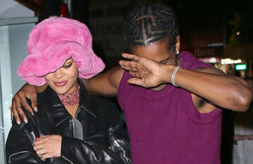 Rihanna and A$AP Rocky were filmed on a date in New York