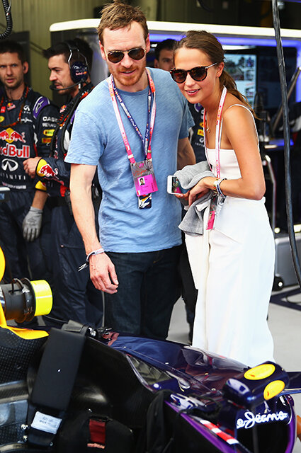 Michael Fassbender and Alicia Vikander