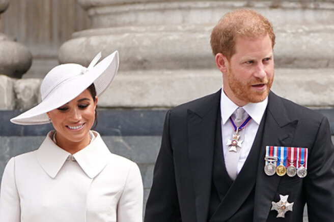 Meghan Markle, Prince Harry, Kate Middleton, Prince William attend service in honor of Queen Elizabeth II