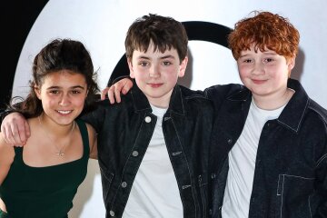 The young leads in the new Harry Potter series walked the red carpet for the first time.