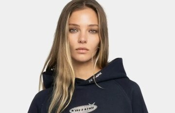 Alesya Kafelnikova posed for the brand Zadig&amp;Voltaire.