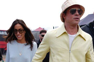 Brad Pitt makes his first official public appearance with Ines de Ramon