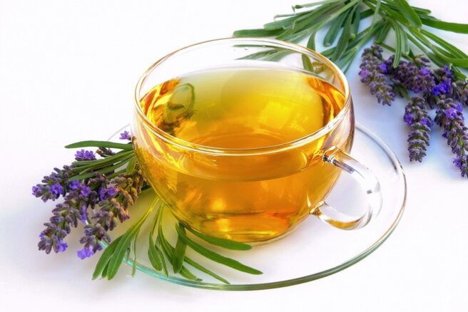 Lavender and Lemon Balm Tea