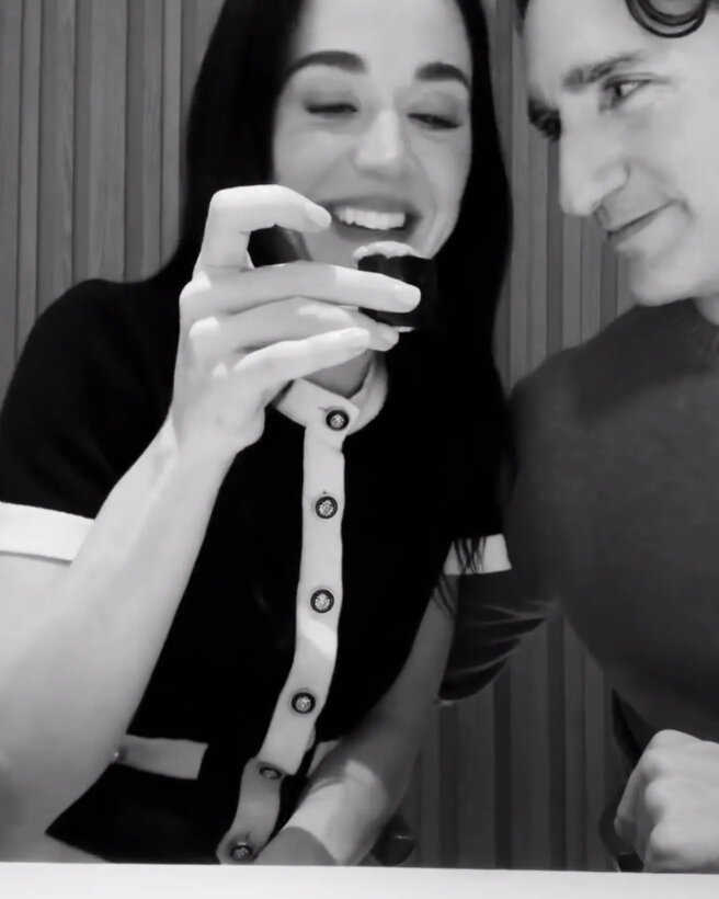 Джастин Трюдо и Кэти Перри