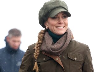 Kate Middleton appeared in public with a braid for the first time