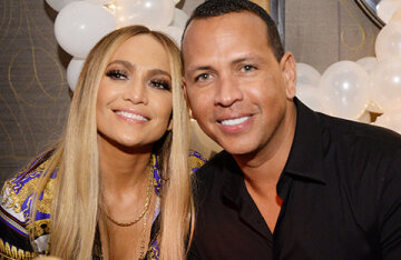 As friends: Jennifer Lopez and Alex Rodriguez went out for dinner together after breaking up