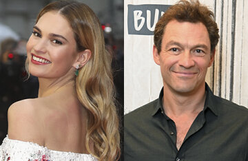 Lily James has commented on her first brief romance with married actor Dominic West: "There is a lot to say"