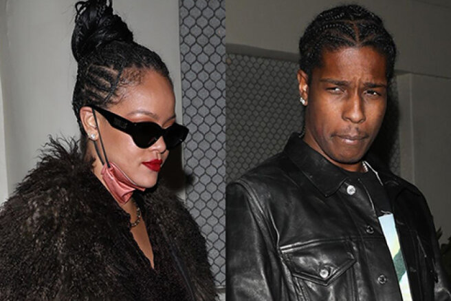 Rihanna was spotted on a date with rapper A$AP Rocky in Los Angeles