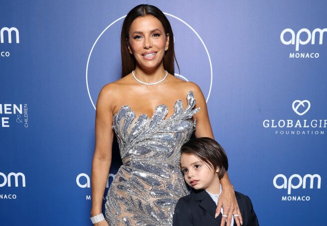 Eva Longoria steps out with her 6-year-old son