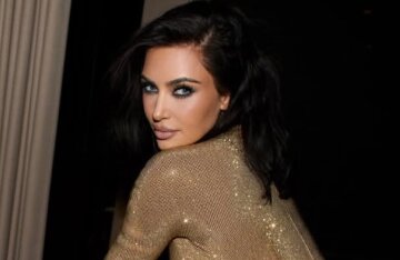 Kim Kardashian shared new photos from the Oscars party.