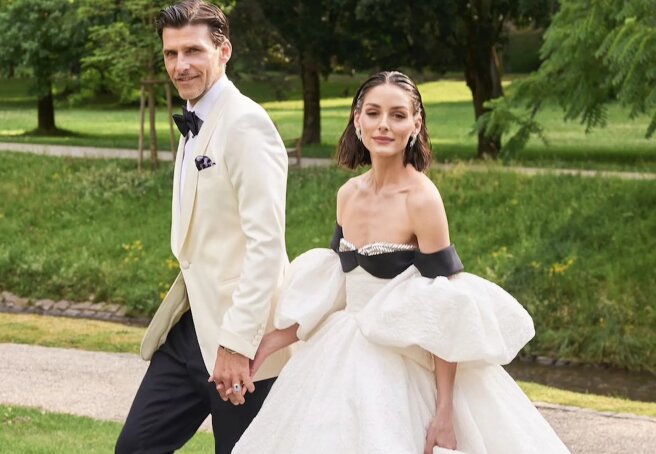 Influencers Olivia Palermo and Johannes Huebl have another wedding to celebrate their 10th wedding anniversary