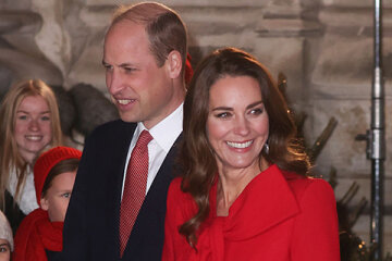 Kate Middleton, Prince William and their family members attended a Christmas concert at Westminster Abbey