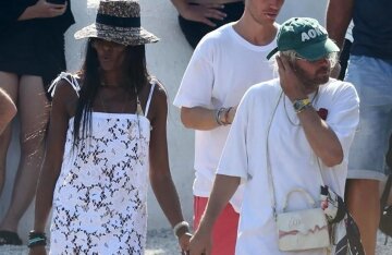 Naomi Campbell Spotted On Beach With German Musician