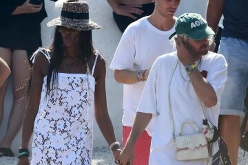 Naomi Campbell Spotted On Beach With German Musician