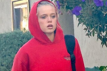 Angelina Jolie and Brad Pitt's daughter was photographed in Los Angeles.