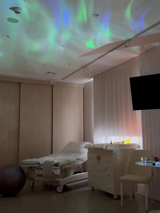 Палата Агаты Муцениеце в роддоме