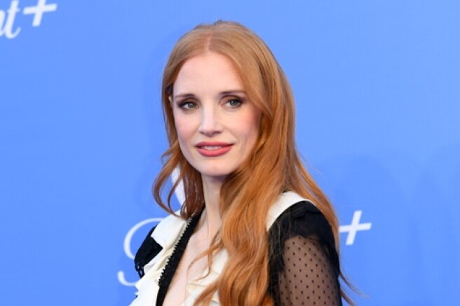 Jessica Chastain arrived on a visit to Kyiv