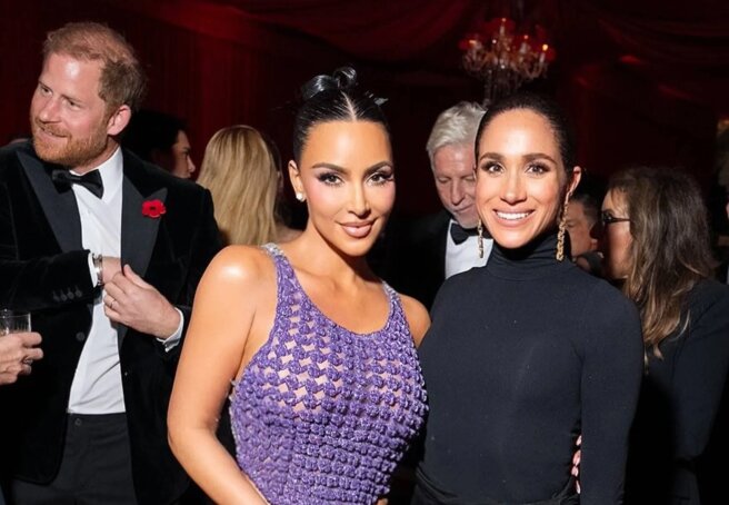 Meghan Markle and Prince Harry asked Kim Kardashian to delete all photos of them after a party. Now they're being ridiculed.