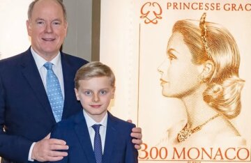 The internet is discussing the resemblance between the Prince of Monaco's son and his grandmother, Hollywood star Grace Kelly.