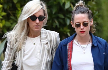 Kristen Stewart caught on a walk with her girlfriend Dylan Mayer