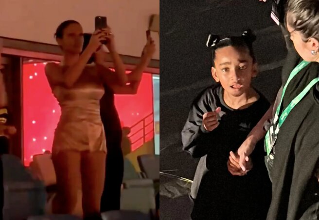 Bianca Censori and Kanye West's Children Attend Rapper's Concert in China