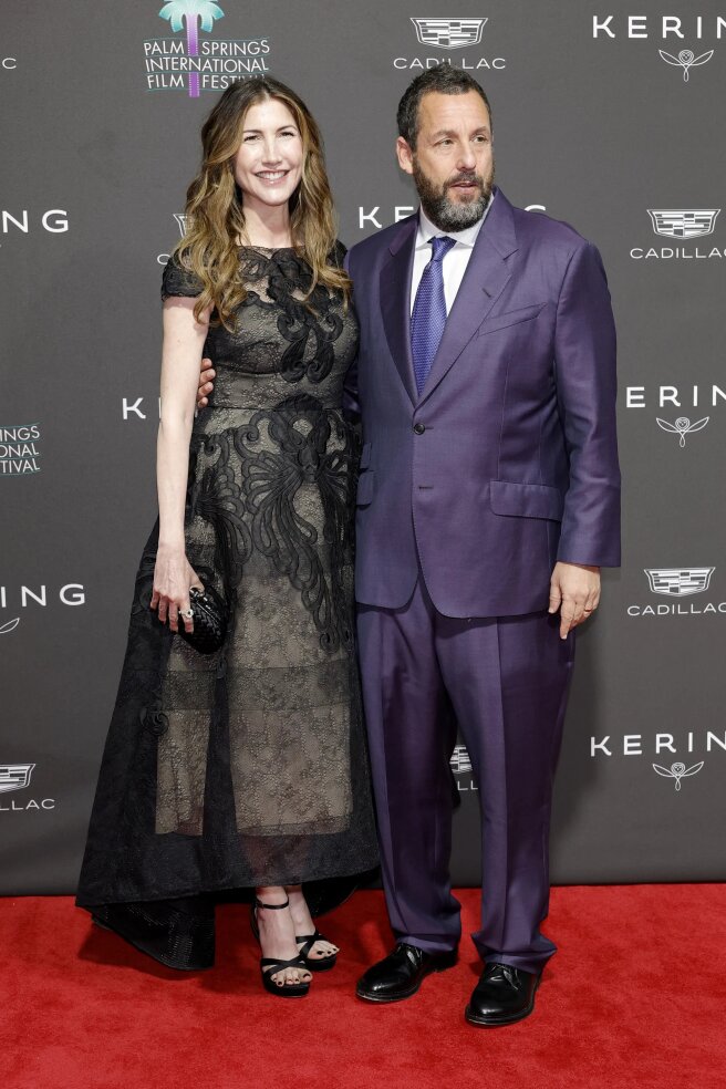 Джеки и Адам Сэндлер