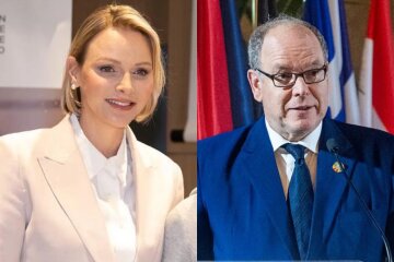 Princess Charlene and Prince Albert II appear separately again