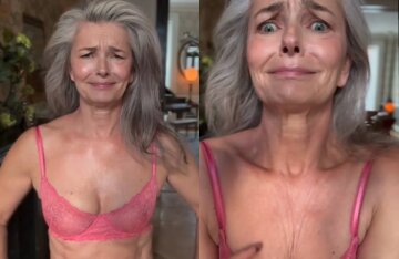 "I've never felt sexier." 60-year-old Paulina Porizkova poses in lace lingerie.