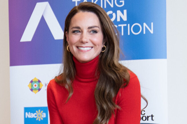 Kate Middleton gave a speech at a charity event in London