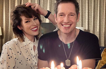 Best friend and lover: Milla Jovovich pathetically congratulated her husband on his birthday