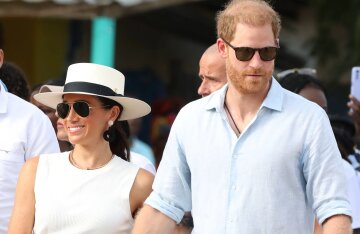 Prince Harry and Meghan Markle attend drumming workshop and other events during Colombia tour