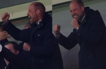 "He dropped the mask." Photos of Prince William's emotional behavior at a football match have gone viral online.