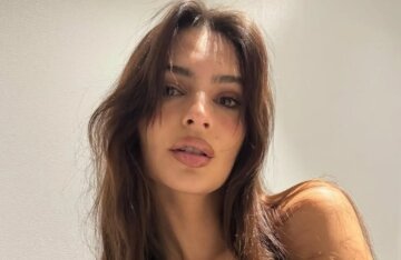 Emily Ratajkowski shared a topless photo from her vacation in Japan.
