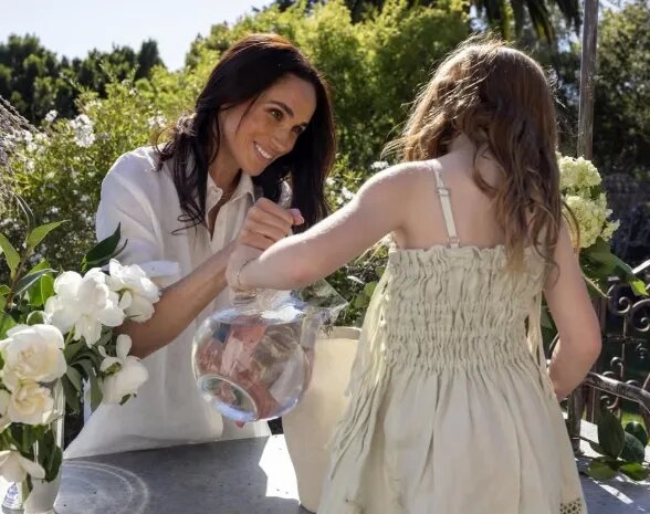 Меган Маркл с дочерью Лилибет