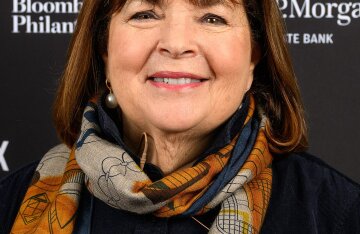 Ina Garten smiling on stage at the Montclair Film Festival