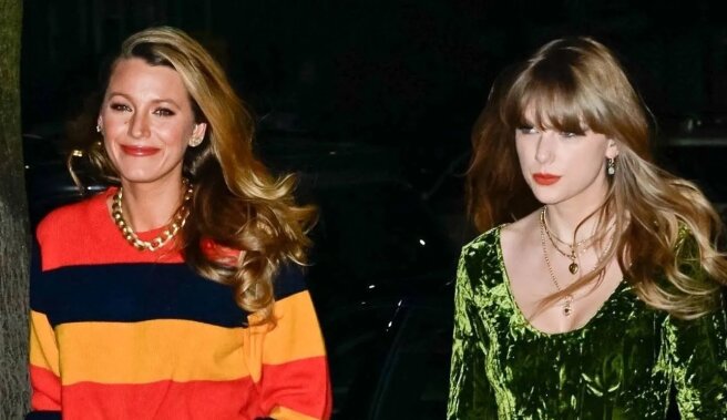 Blake Lively spent the evening with Taylor Swift
