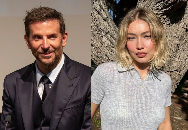 Bradley Cooper and Gigi Hadid spotted at a rock festival in California
