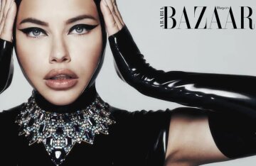"I'll never be 16 again." Adriana Lima starred for Harpers's Bazaar and responded to criticism of her appearance