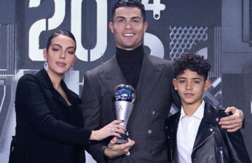 Cristiano Ronaldo attended The Best FIFA Football Awards with his pregnant lover and eldest son