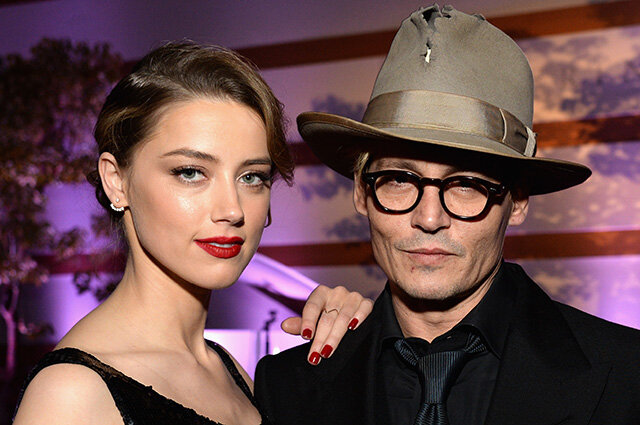 Amber Heard and Johnny Depp