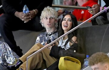 Megan Fox and Colson Baker attend NHL All-Star Game